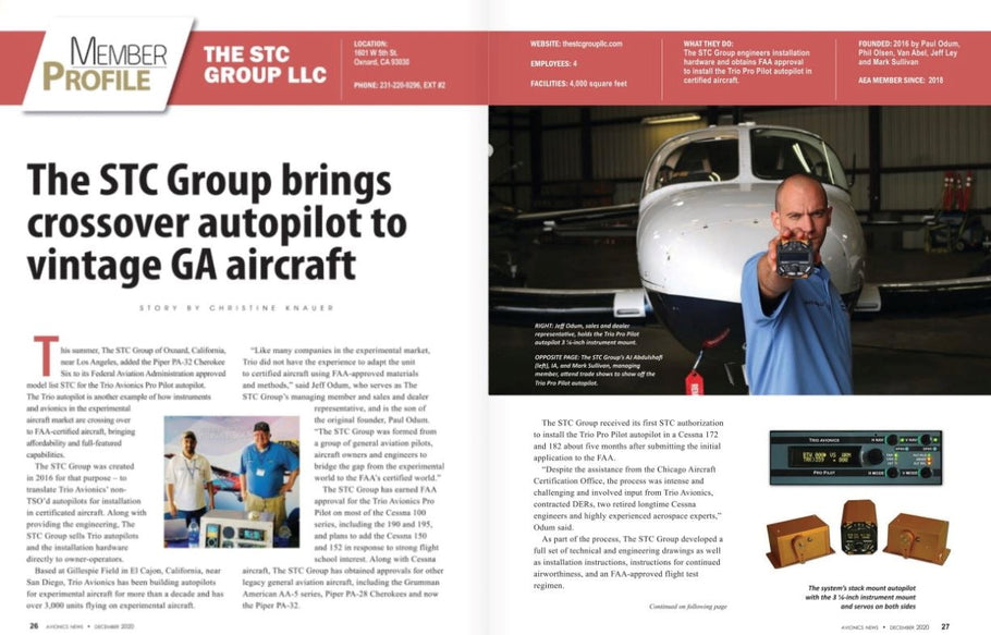 Avionics News Magazine December 2020 Featuring The STC Group LLC