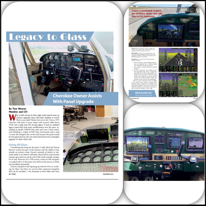 "Legacy to Glass" December 2022 Pipers Magazine
