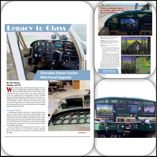 "Legacy to Glass" December 2022 Pipers Magazine